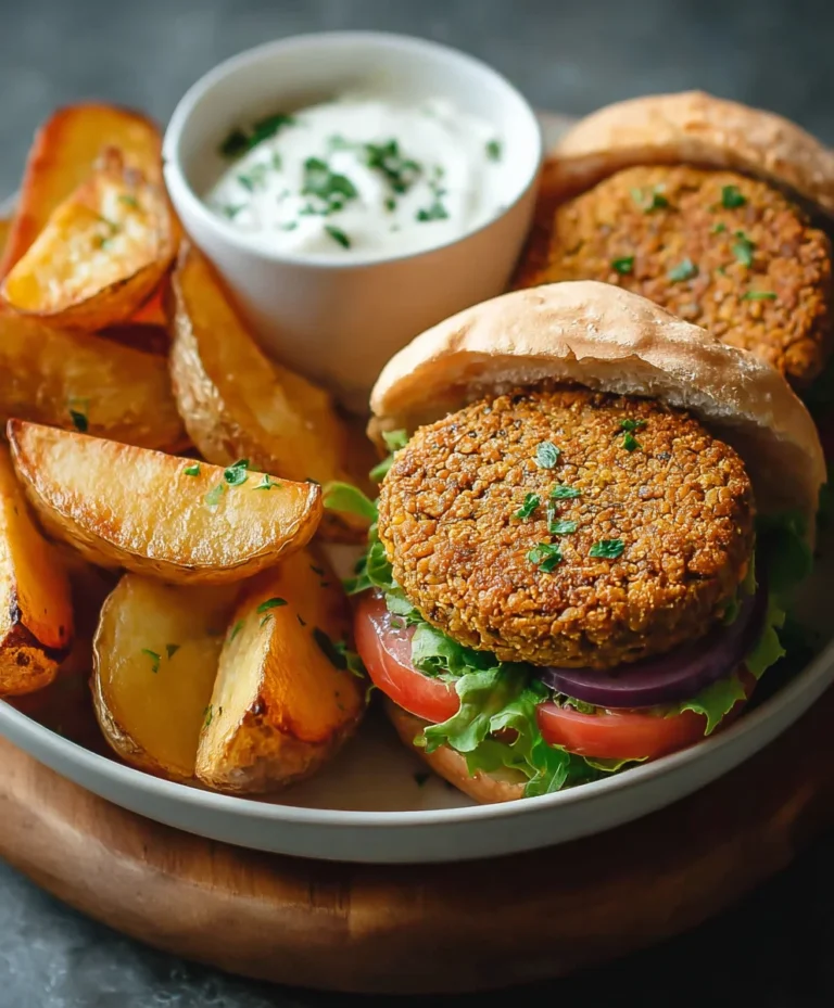 Easy Lentil Burgers- Simple Flavorful Vegan Meal