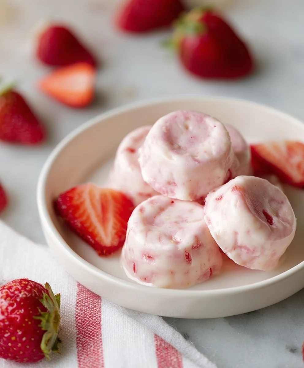 Easy Strawberry Yogurt Bites Recipe - Quick & Healthy Snack