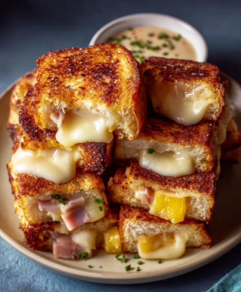 Hawaiian Roll Grilled Cheese-Easy Cheesy Sandwich