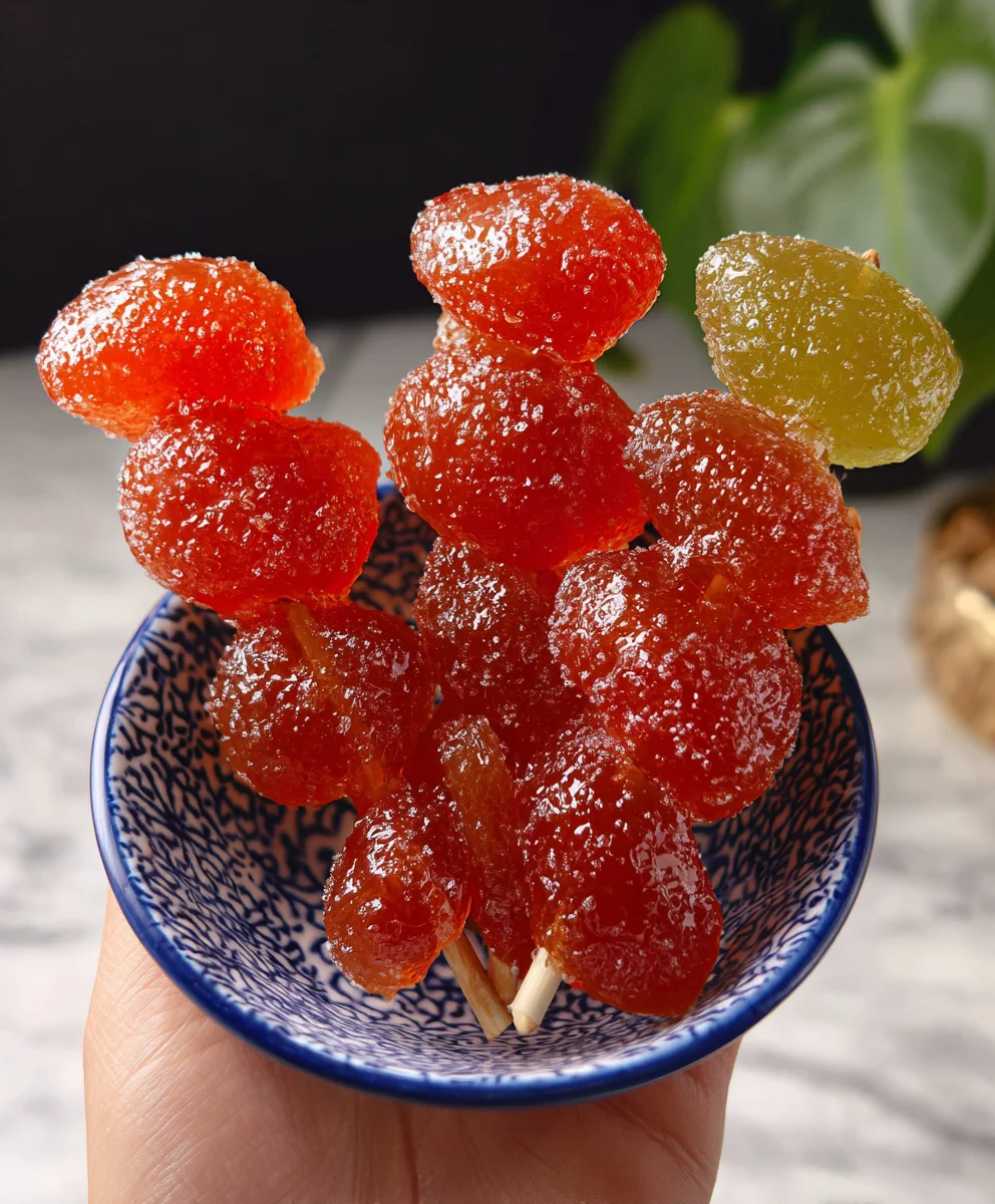 Easy Tanghulu Recipe - Delicious Chinese Candied Fruit