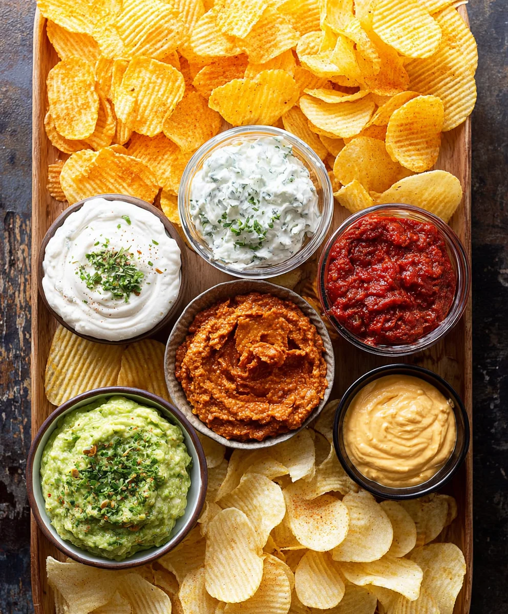 Easy Chips and Dip Platter Recipes