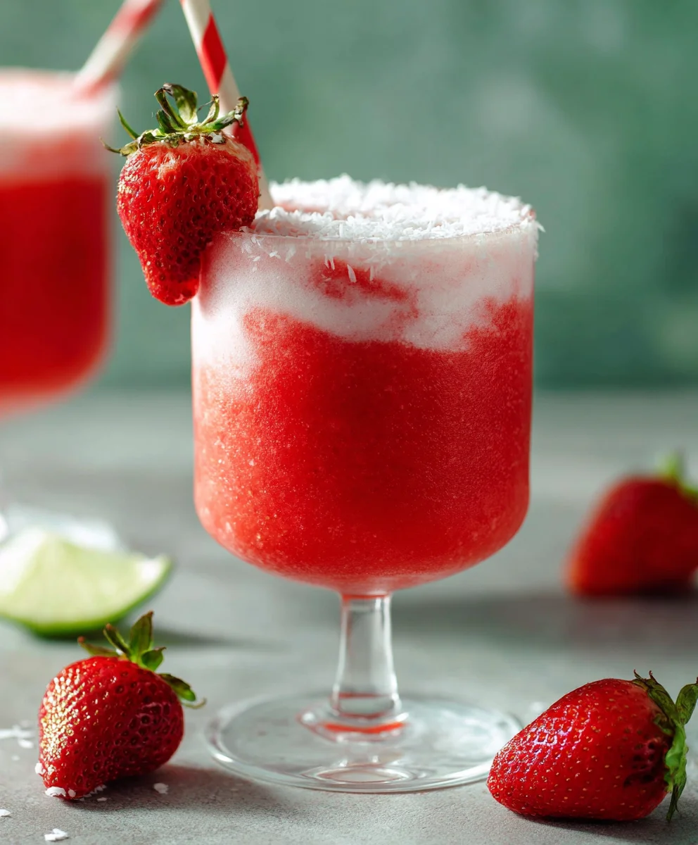 Best Strawberry Daiquiri Recipe- Non-Non-Non-Alcoholic Alternativeic Drink