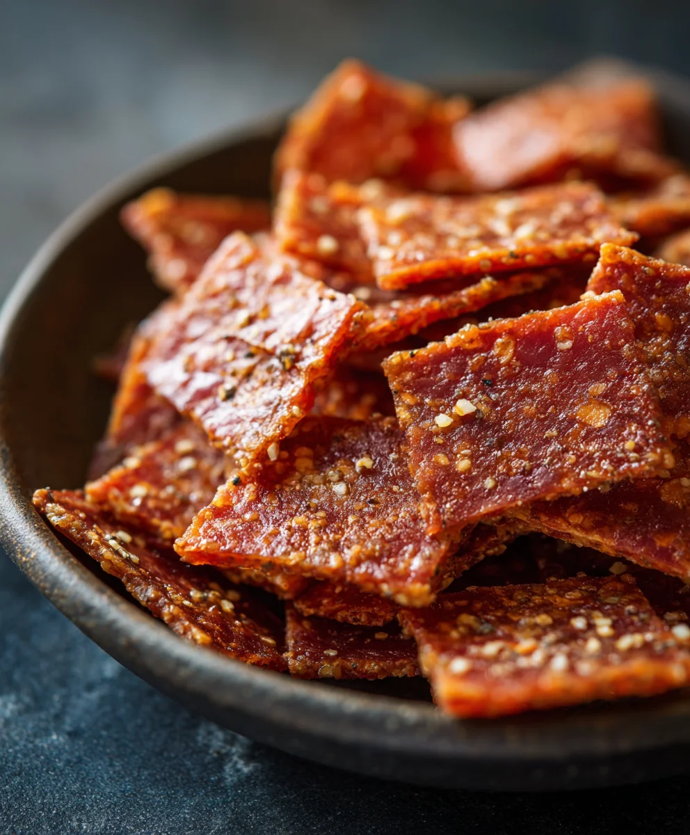 Sourdough Beef Beef Ham Crackers- Easy & Delicious Snack