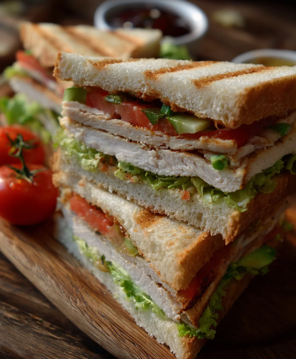 Cold Chicken Sandwich-Easy Lunch Box Idea