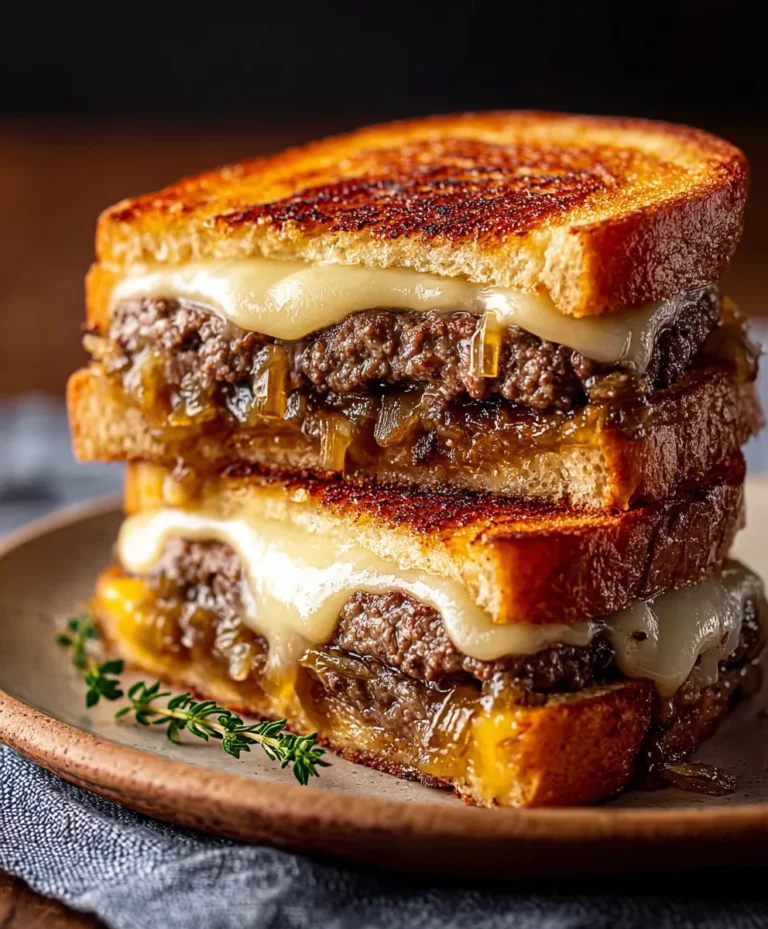 Classic Beef Patty Melt Recipe- Juicy and Delicious