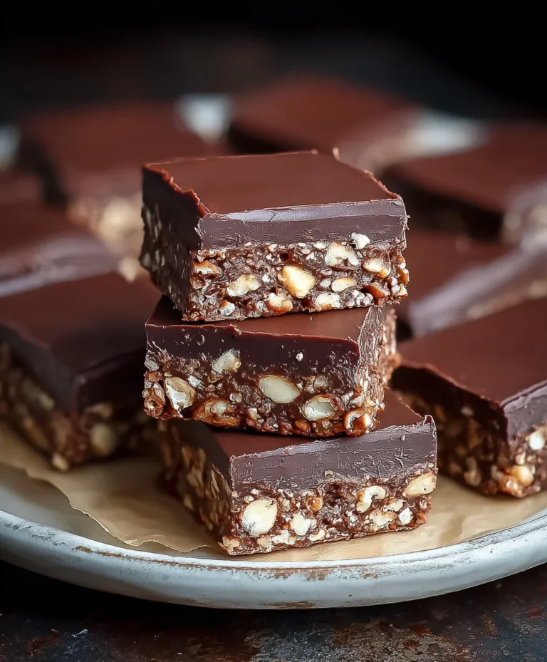 Easy No-Bake Chocolate Biscuit Bars Delight