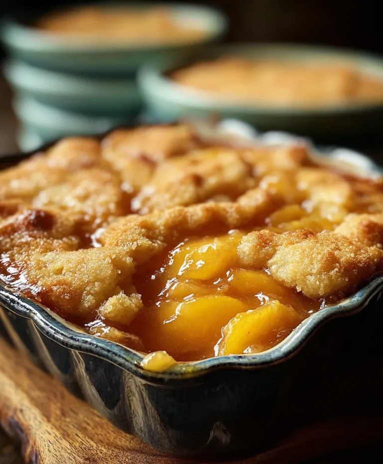 Best Southern Peach Cobbler Recipe-Easy & Delicious