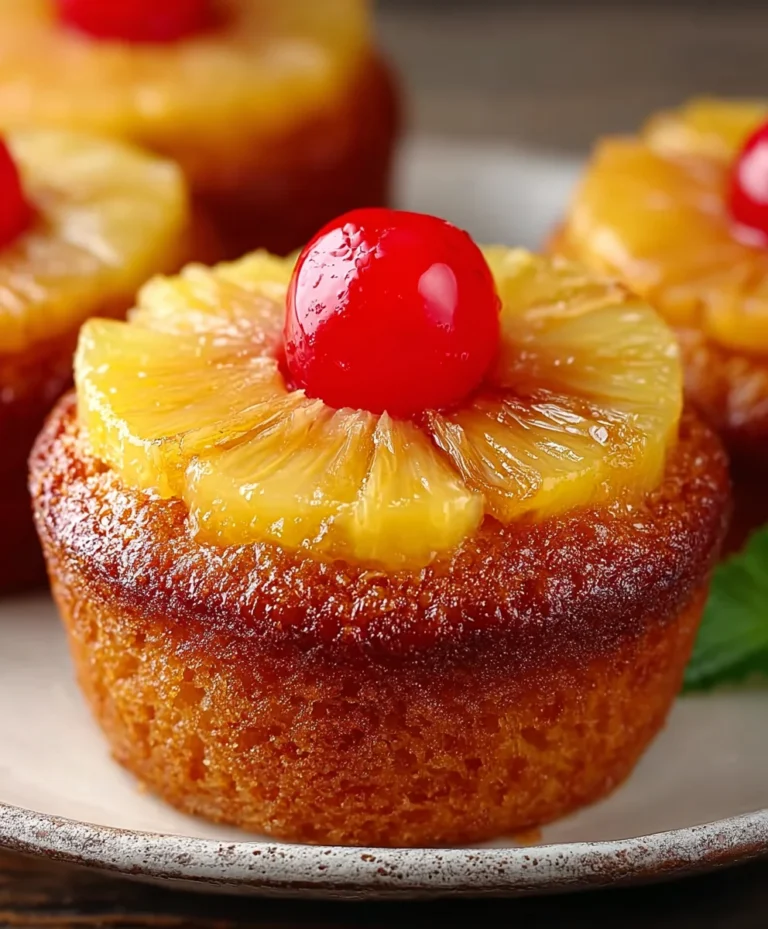 Easy Pineapple Upside Down Cupcakes Recipe