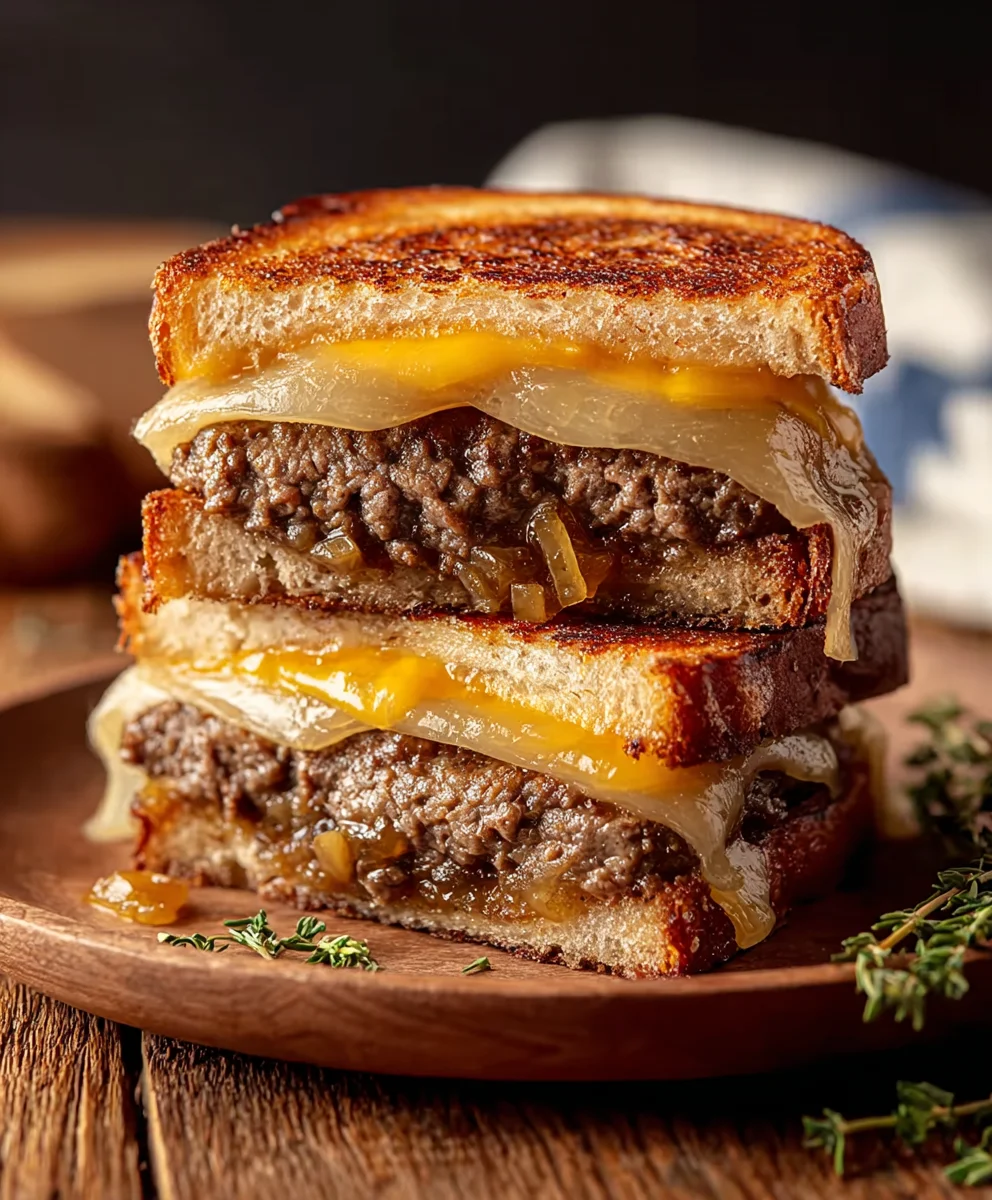 Classic Beef Patty Melt Recipe- Juicy and Delicious