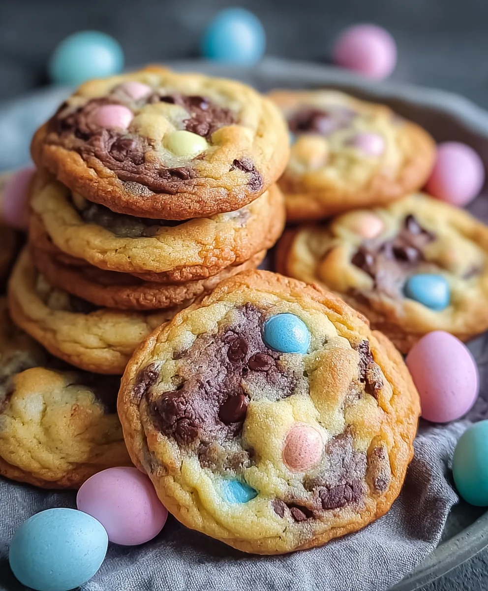 Easter Chocolate Chip Cookies - Easy Festive Treat