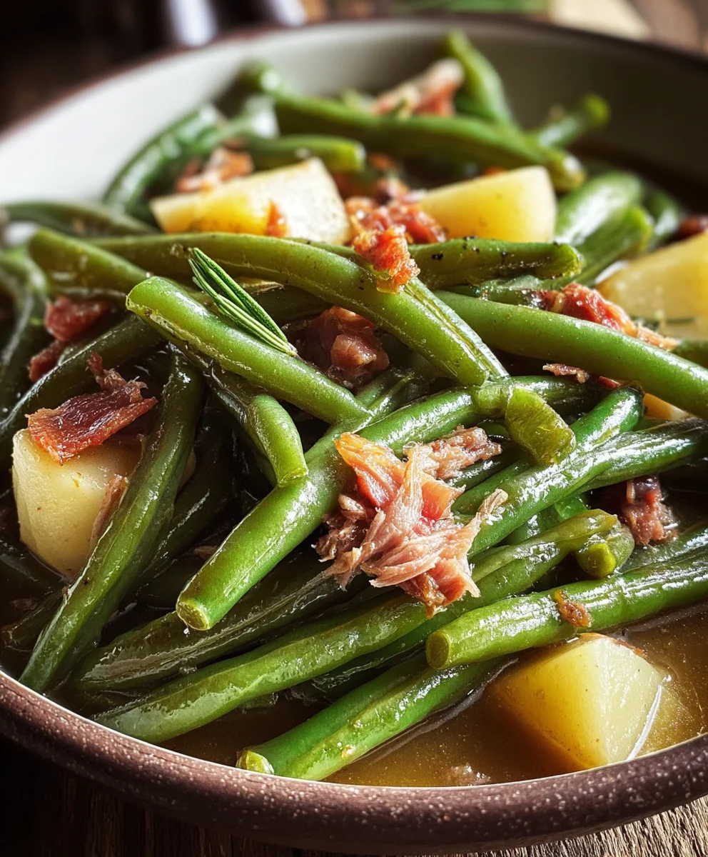 Southern Green Beans Recipe - Delicious & Easy