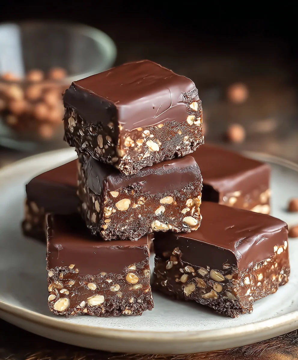Easy No-Bake Chocolate Biscuit Bars Delight
