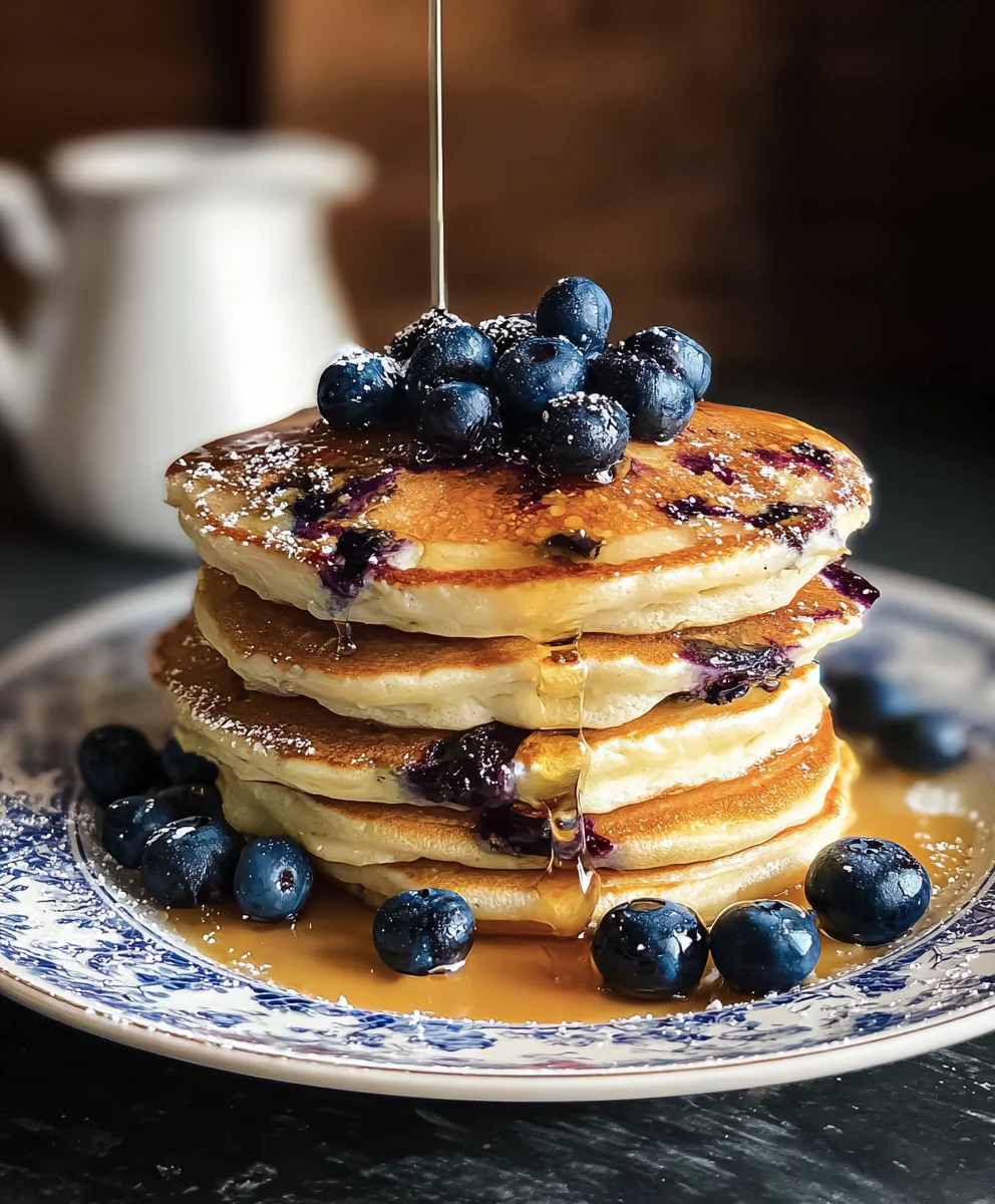 Easy Blueberry Pancakes - Fluffy & Delicious Recipe