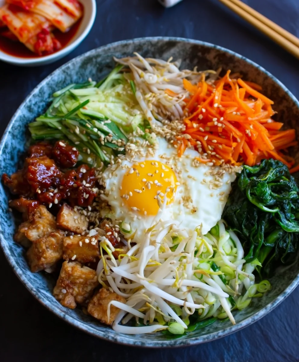 Easy Vegan Bibimbap Recipe - Delicious Korean Bowl