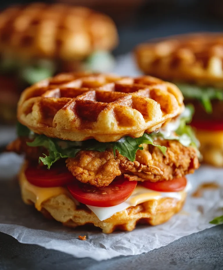 Game Day Chicken Waffle Sliders-Easy & Delicious