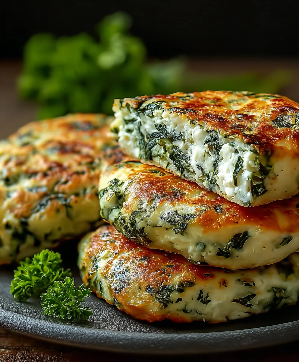 Easy Spinach Cottage Cheese Flagels - Healthy & Delicious