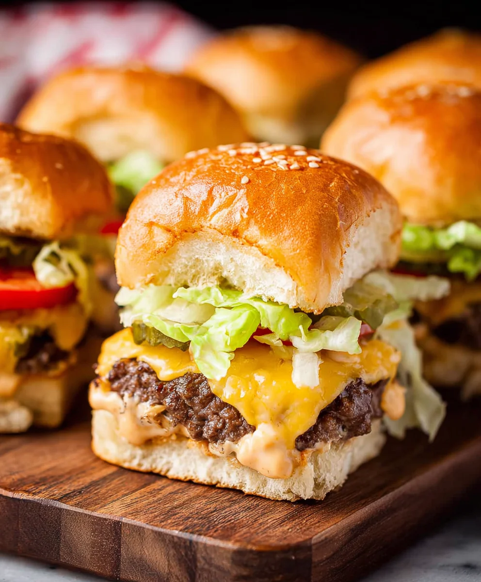 Easy Big Mac Sliders-Secret Sauce Recipe