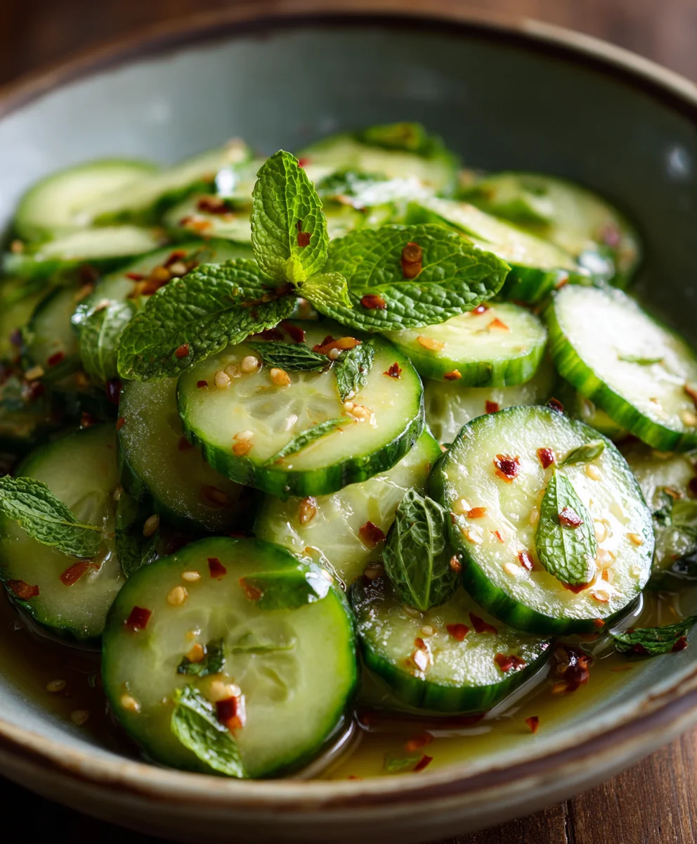 Easy Asian Cucumber Salad - Quick & Refreshing Recipe