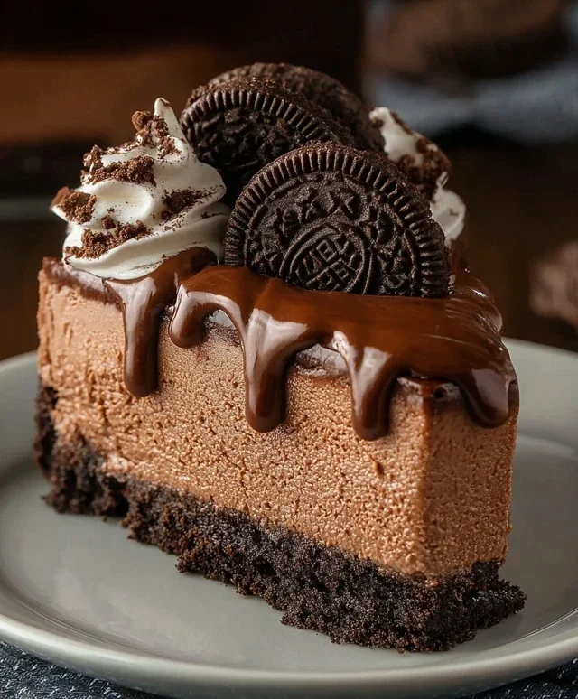 No Bake Oreo Nutella Cheesecake