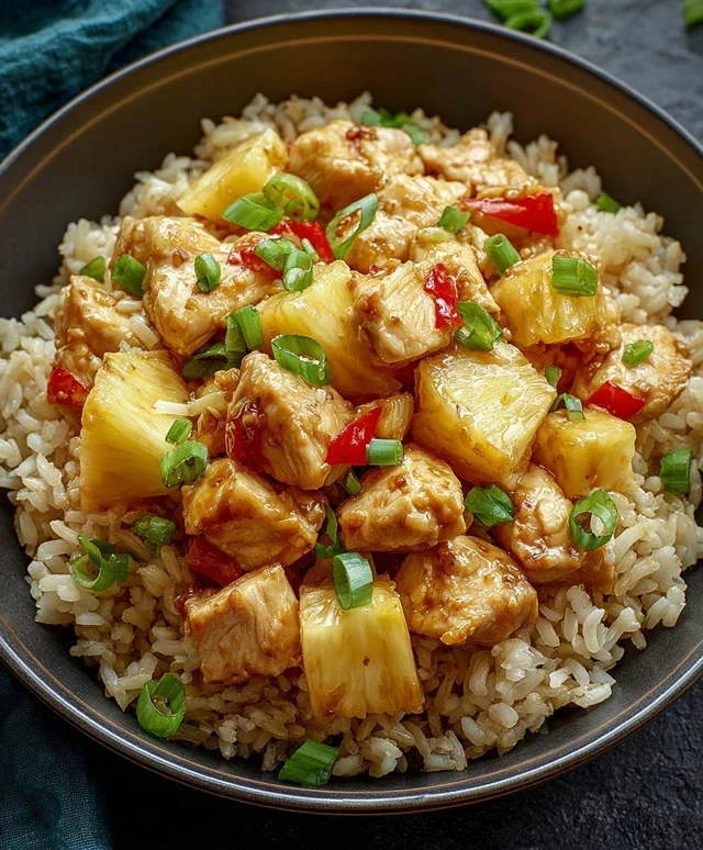Pineapple Chicken and Rice