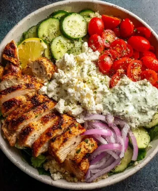 Greek Chicken Bowls