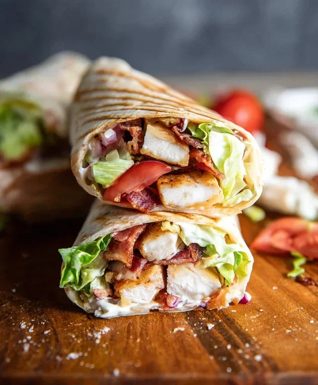 Crispy Chicken Beef Beef Bacon Ranch Wrap