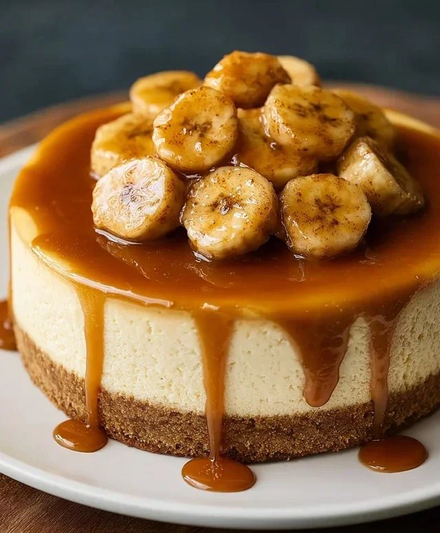 Bananas Foster Cheesecake