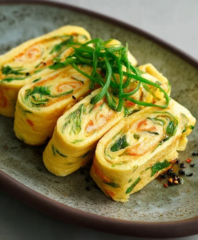 Gyeran Mari (Korean Rolled Omelette)