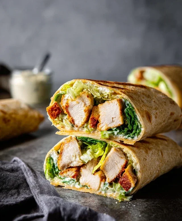 Chicken Caesar Wraps