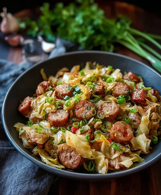 Easy Sausage and Cabbage Stir Fry
