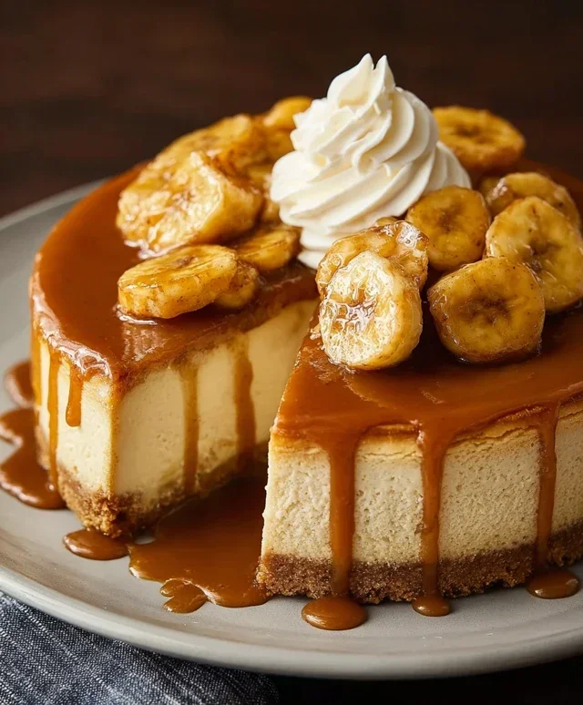 Bananas Foster Cheesecake