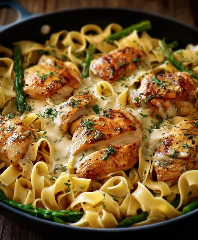 One-Pan Chicken with Buttered Noodles