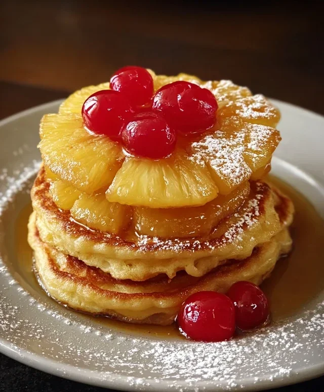Pineapple Upside-Down Pancakes