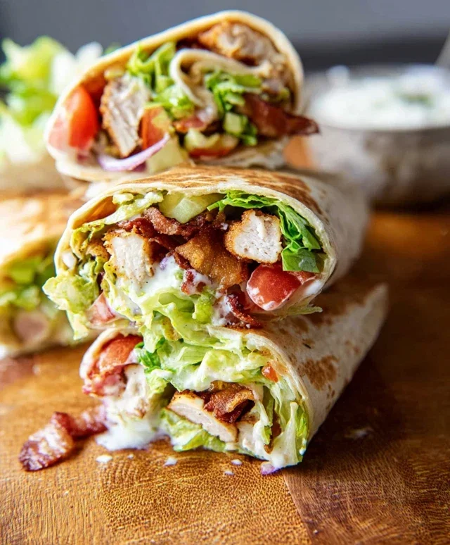Crispy Chicken Beef Beef Bacon Ranch Wrap