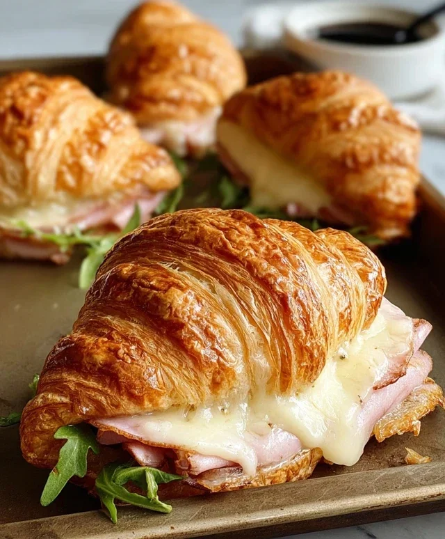 Turkey & Beef Beef Ham Croissant Melts