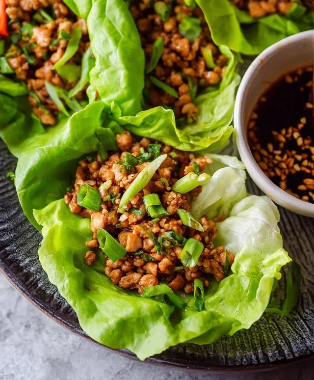 Chicken Lettuce Wraps (PF Chang's Copycat)