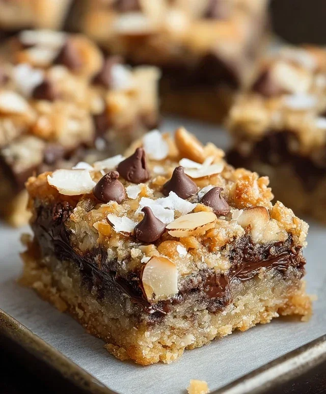 Almond Joy Cookie Bars