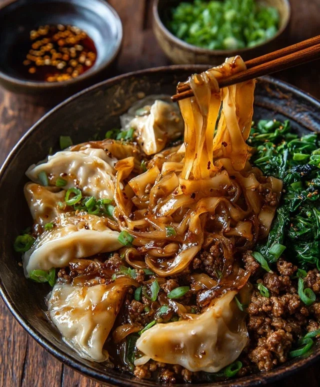 Potsticker Noodle Bowl