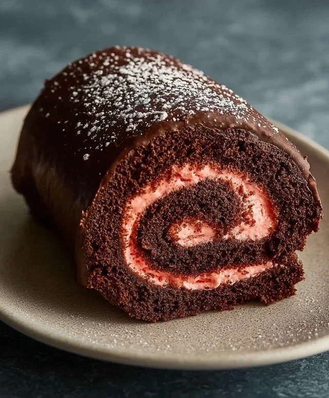 Easy Chocolate Swiss Roll