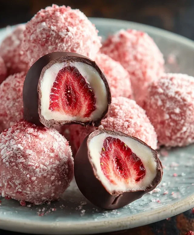 Strawberry Truffles