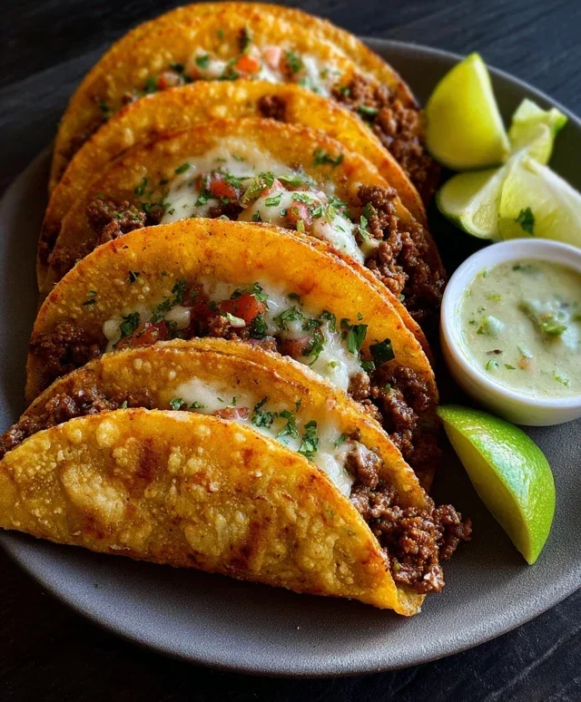 Crispy Ground Beef Tacos
