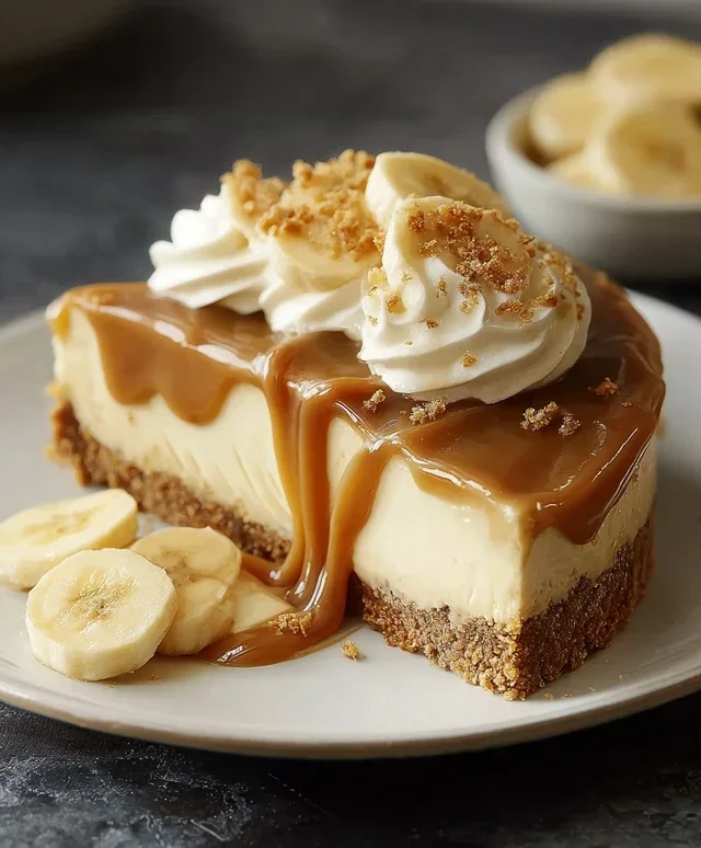 No-Bake Banoffee Cheesecake