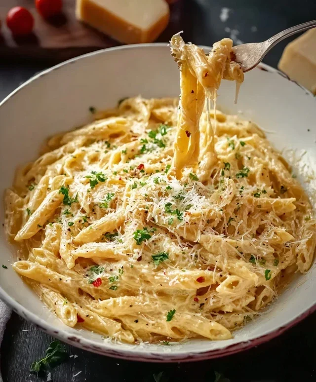 One Pot Creamy Garlic Pasta (Just 20 Minutes!)