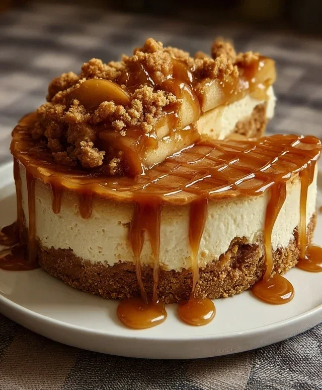 No bake Apple pie cheesecake