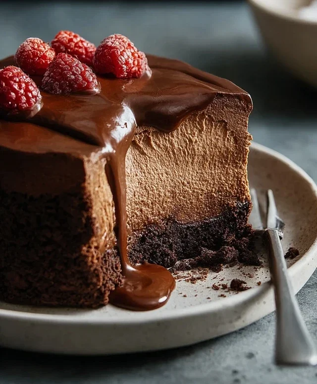 Vegan Chocolate Mousse Cake