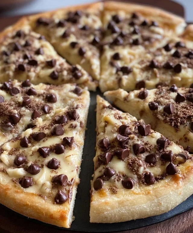 Chocolate Chip Dessert Pizza