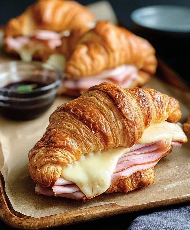 Turkey & Beef Beef Ham Croissant Melts