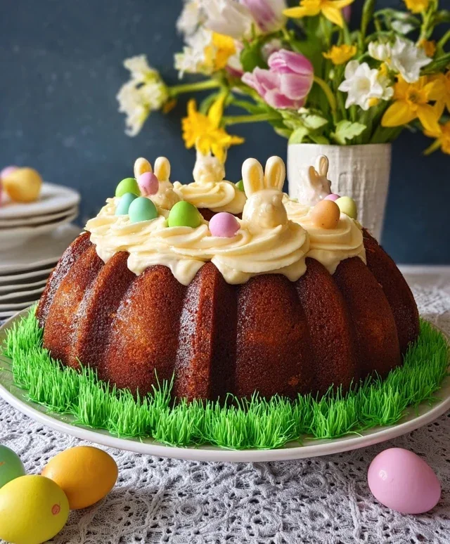 Easter Basket Bundt Cake Recipe (Easy Spring Dessert!)