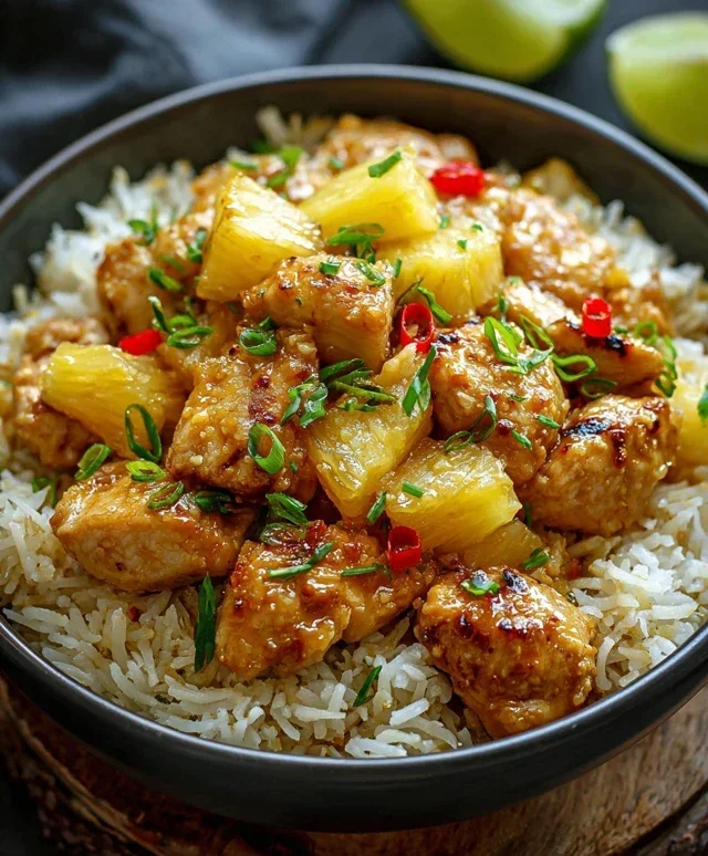 Pineapple Chicken and Rice