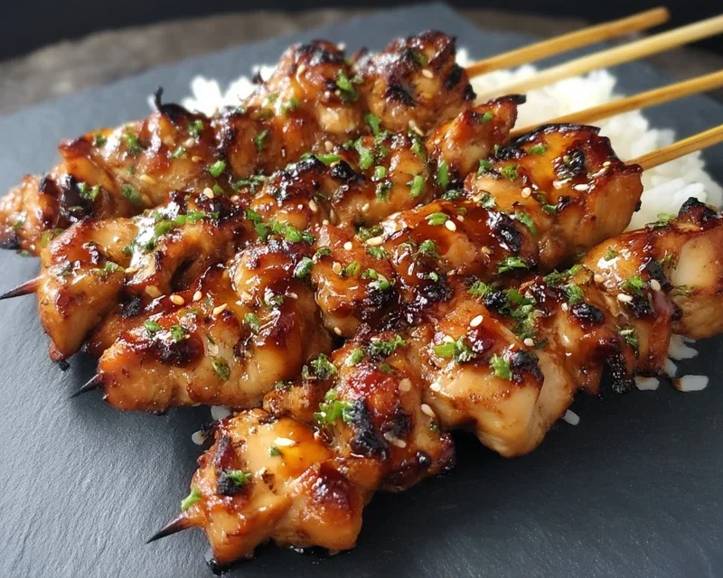 Teriyaki Chicken Skewers